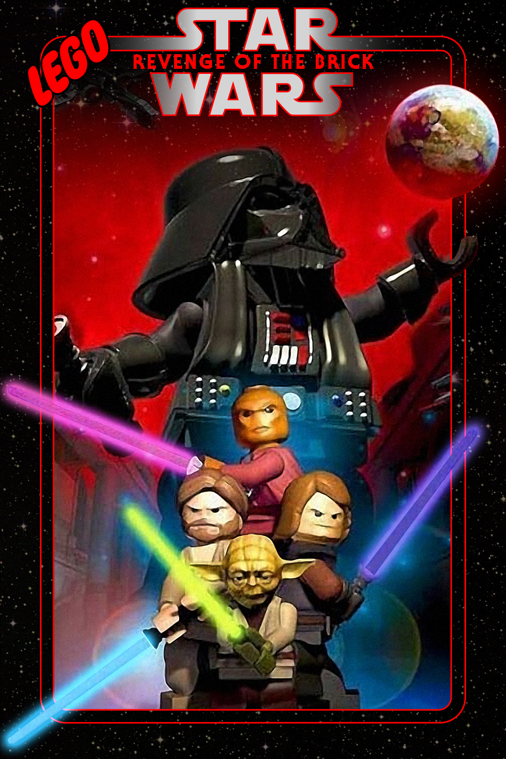 LEGO Star Wars Revenge of The Brick (2005) Poster 24x36 - Epic Jedi Adventure - PosterFire.com