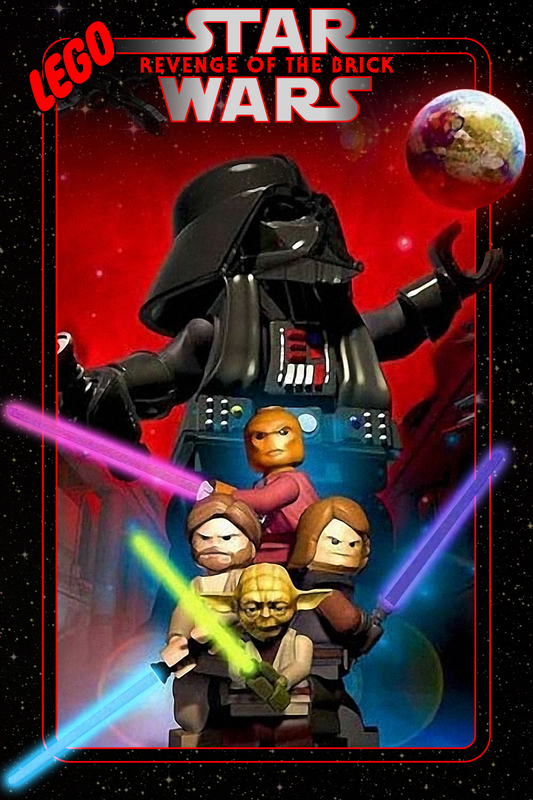 LEGO Star Wars Revenge of The Brick (2005) Poster 24x36 - Epic Jedi Adventure - PosterFire.com