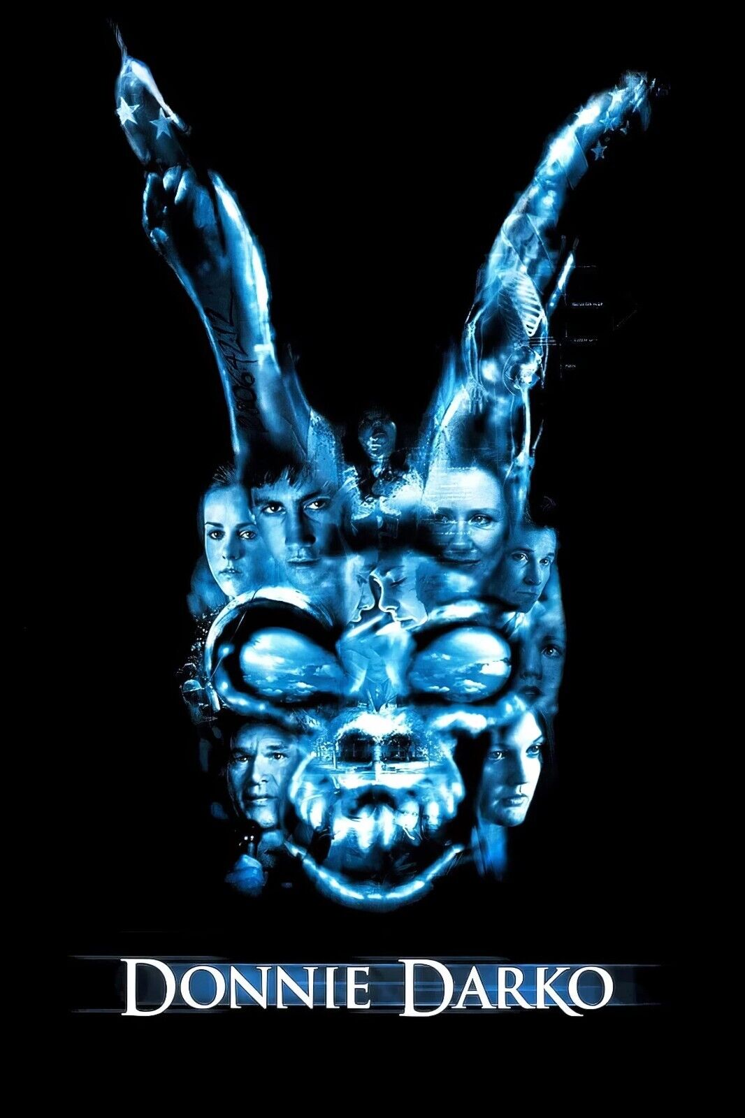 Donnie Darko Poster - Jake Gyllenhaal & Jena Malone, 2001, 24x36 High Quality 4k