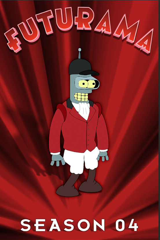 Futurama 1999 Poster 24x36 - Season 4, Hilarious Sci-Fi Comedy and Space Adventu - PosterFire.com