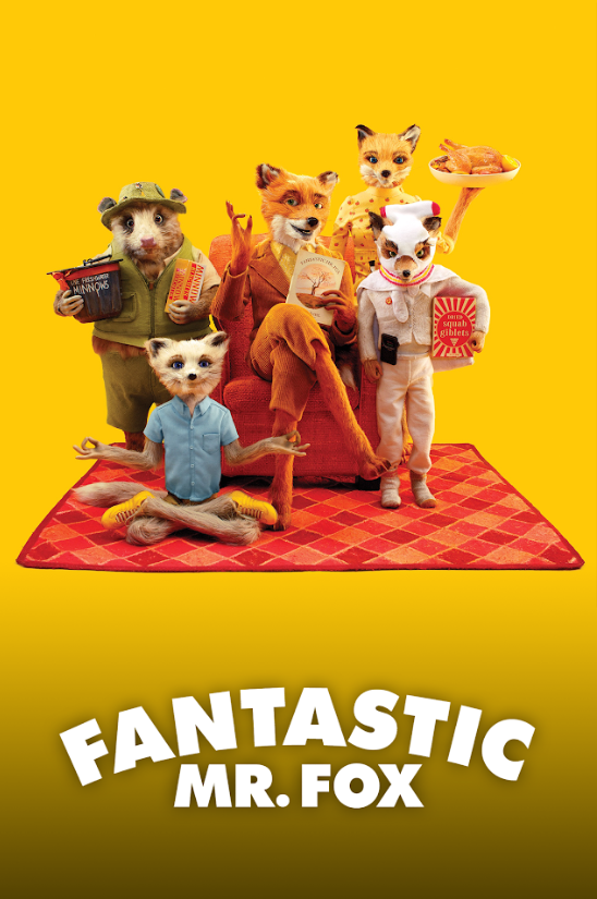 Fantastic Mr. Fox (2009) Movie Poster 24x36 Stop-Motion Animation, Wes Anderson