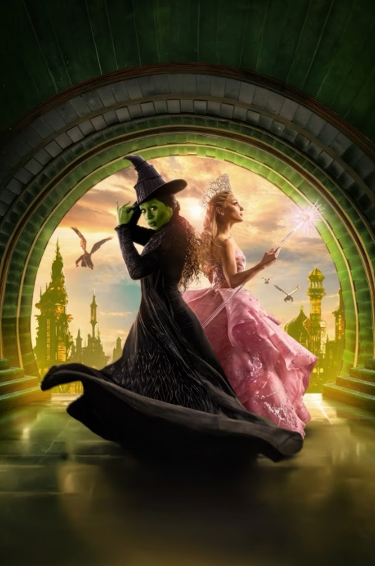 Wicked 2024 Movie Poster 24x36 - Enchanting Broadway Musical Fantasy Tale, Vibra