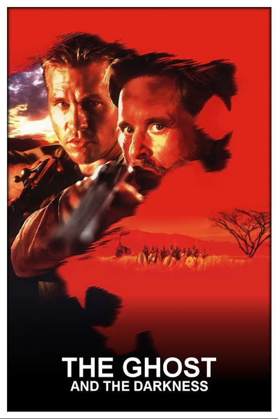 The Ghost and the Darkness 1996 Poster 24x36 - Action Adventure Val Kilmer - PosterFire.com