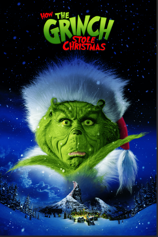 How the Grinch Stole Christmas 2000 Poster 24x36 - Jim Carrey Holiday Classic - PosterFire.com