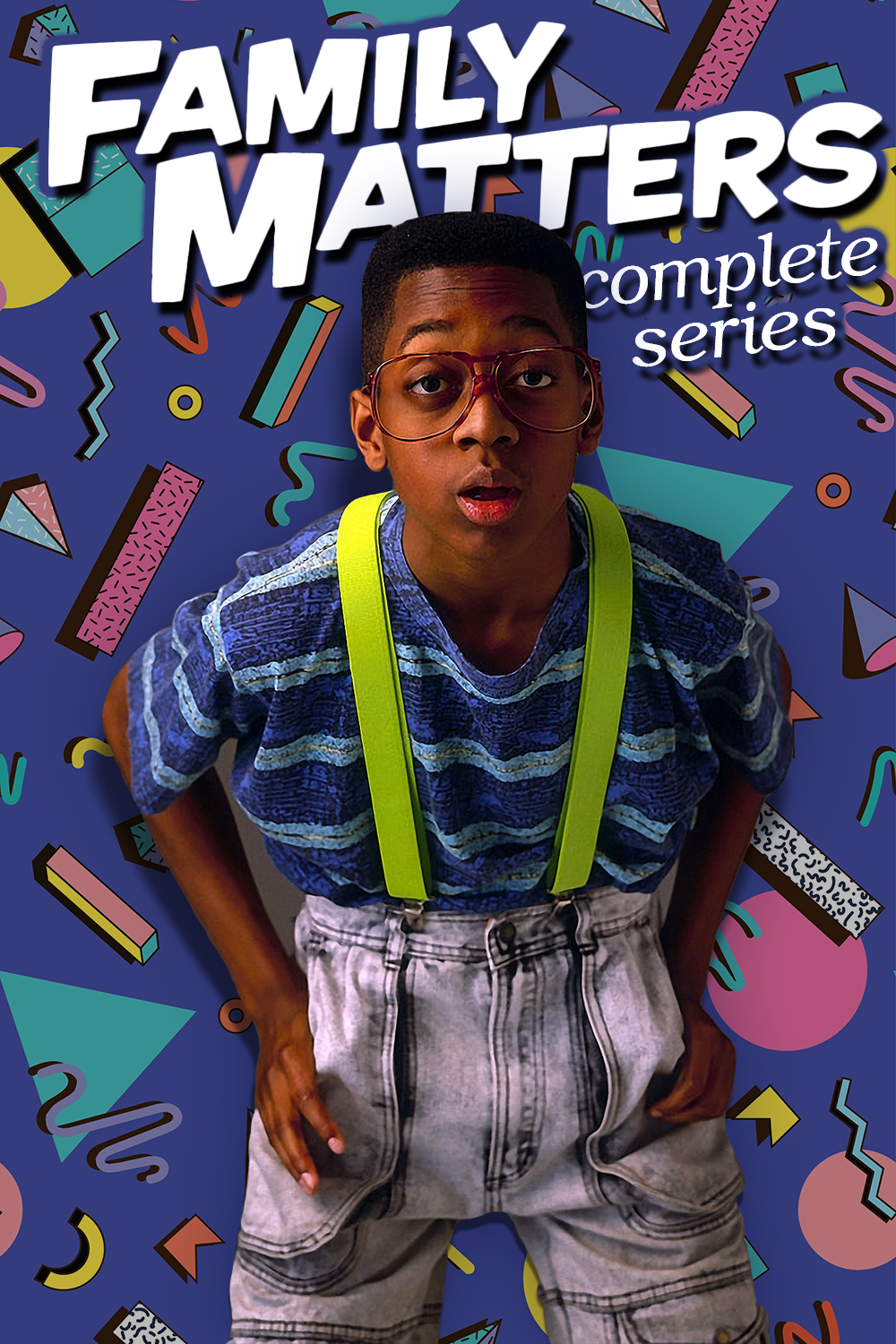 Family Matters (1989) Poster 24x36 - Steve Urkel Retro 90s Complete Series - PosterFire.com