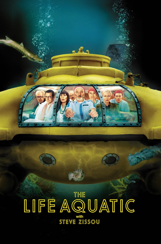 The Life Aquatic with Steve Zissou 2004 Movie Poster 24x36 - Adventure Comedy - PosterFire.com