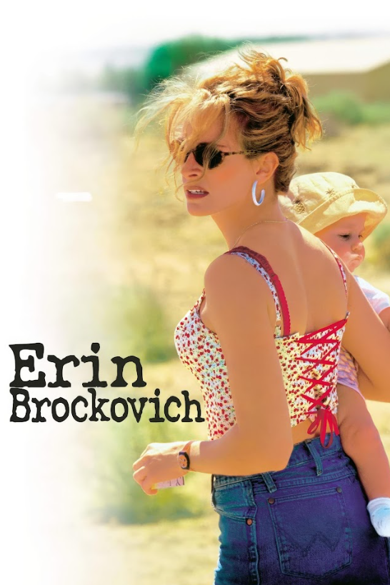 2000 Erin Brockovich Movie Poster 24x36 Julia Roberts Legal Drama Film