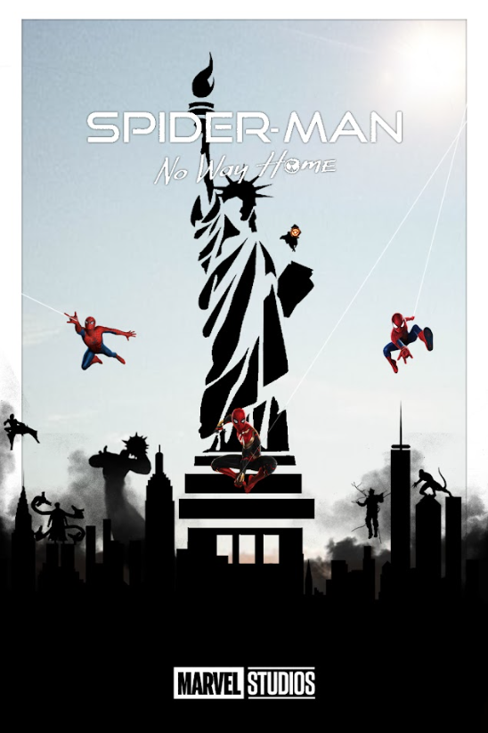 Spider-Man: No Way Home (2021) 24x36 Movie Poster Marvel Superhero Action Advent