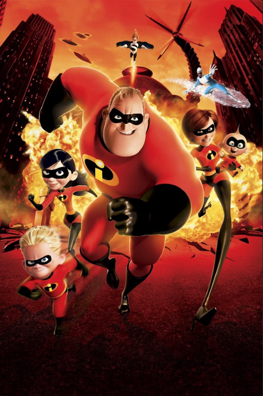 The Incredibles 2004 Poster 24x36 - Animated Superhero Family Action