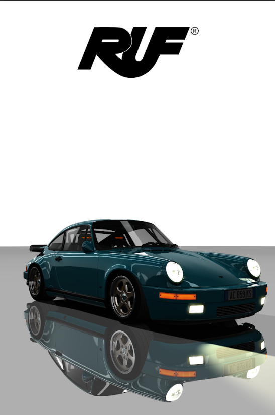 RUF 911 Yellowbird Poster 24x36 - Iconic Sports Car Classic Design High-Speed