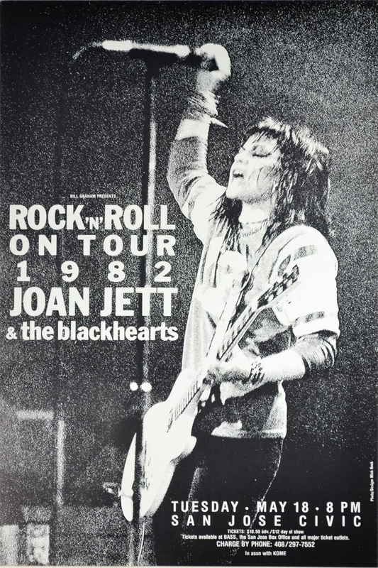 Joan Jett Poster 24x36 Rock Legend with Electric Guitar & Rebel Spirit - PosterFire.com