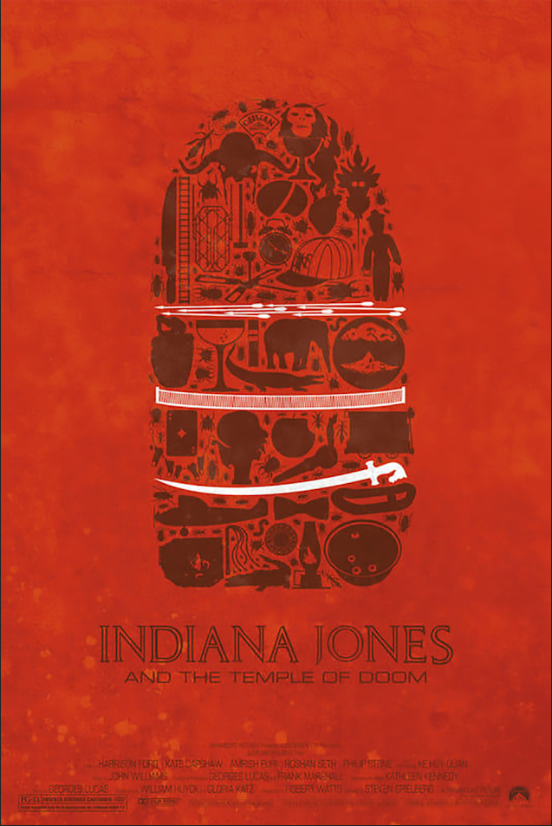 Indiana Jones and the Temple of Doom 1984 Poster 24x36 - Harrison Ford Action - PosterFire.com