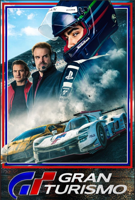 Gran Turismo (2023) Poster 24x36 – Iconic Racing Movie Art, High-Speed Action De