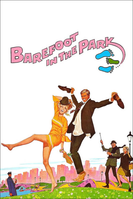 Barefoot in the Park 1967 Poster 24x36 Robert Redford Jane Fonda Comedy Art