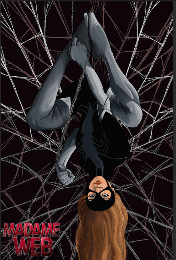 Madame Web 2024 Poster 24x36 - Marvel Superhero Thriller Dakota Johnson Mysterio - PosterFire.com