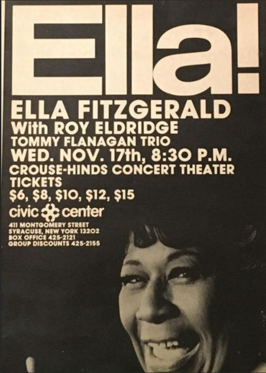 Ella Jazz Poster 24x36 - Iconic Vocalist, Elegant Portrait, Rare Art - PosterFire.com