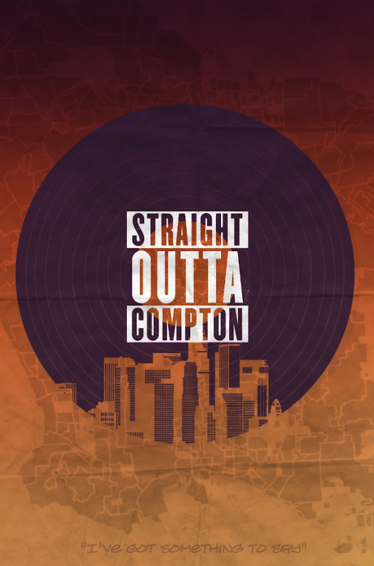 Straight Outta Compton 2015 Movie Poster 24x36 - Hip-Hop Biopic N.W.A. Drama - PosterFire.com