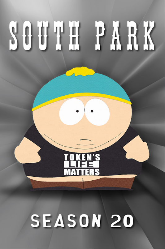 South Park 1997 Poster 24x36 - Season 20, Bold Animated Satire and Contemporary