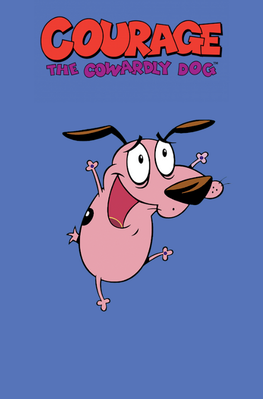 Courage the Cowardly Dog (1999) 24x36 Poster Animated TV Show Retro Classic Art