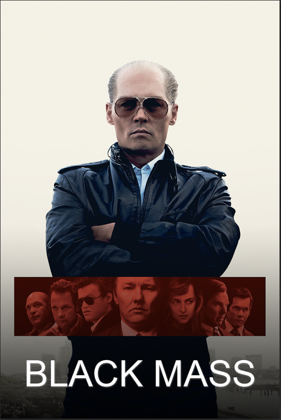 Black Mass (2015) Poster 24x36 - Crime Thriller, Dark Aesthetic, Rare Art