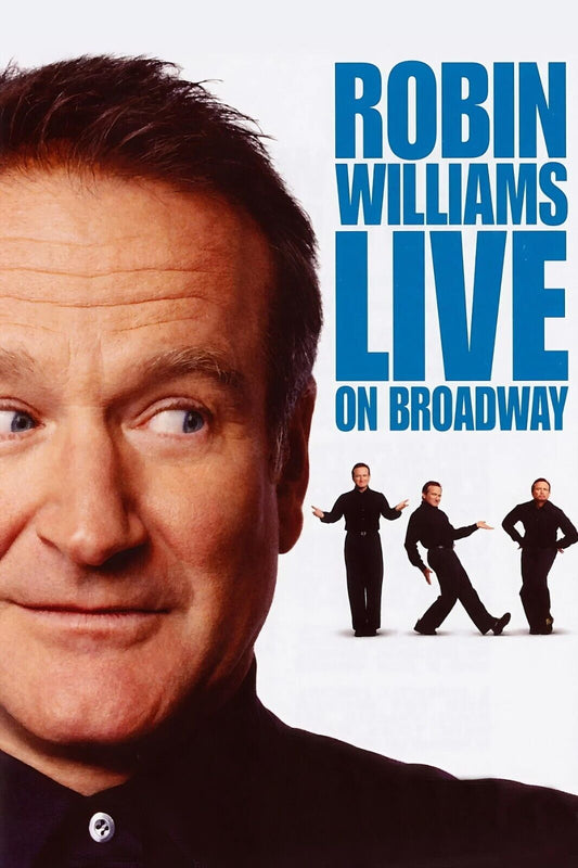 Robin Williams: Live on Broadway Poster 24x36 Legendary Comedy Special, 2002, 4k