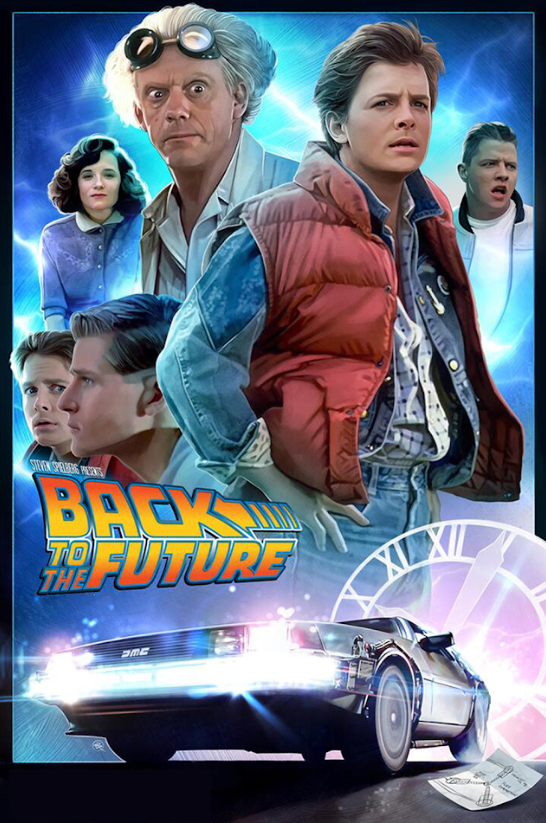 1985 Back to the Future Poster 24x36 | Time Travel Classic | Michael J. Fox - PosterFire.com