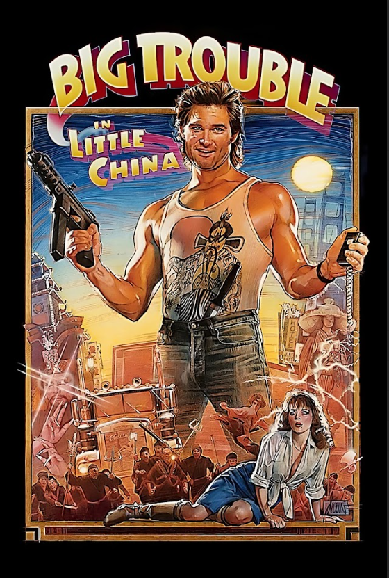 Big Trouble in Little China 1986 Poster 24x36 - Kurt Russell, Action Fantasy - PosterFire.com