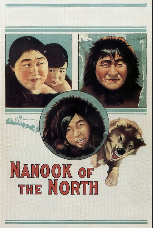 Nanook of the North 1922 Movie Poster 24x36 - Documentary Classic, Arctic Explor - PosterFire.com