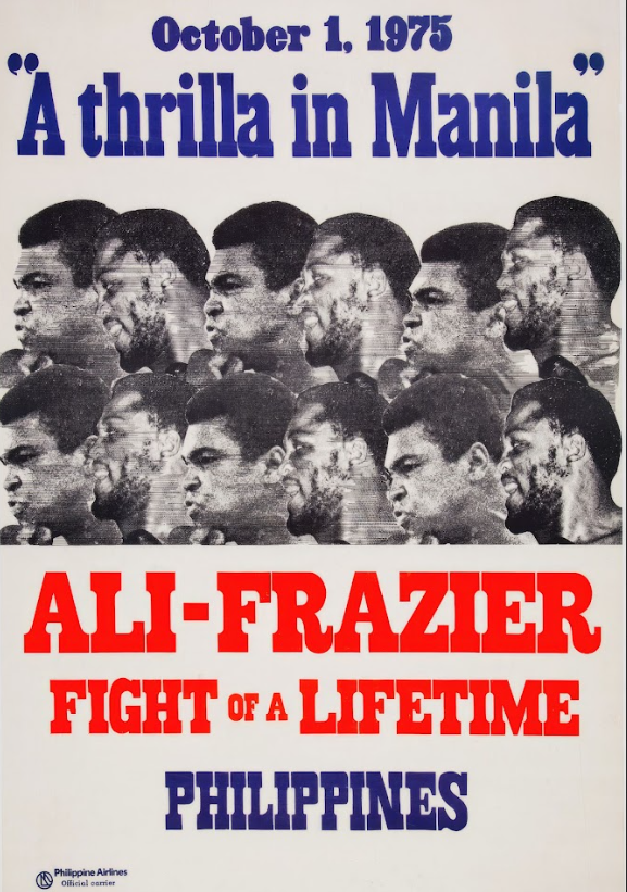 Ali vs Frazier Boxing Poster 24x36 - Thrilla in Manila 1975, Heavyweight Battle - PosterFire.com