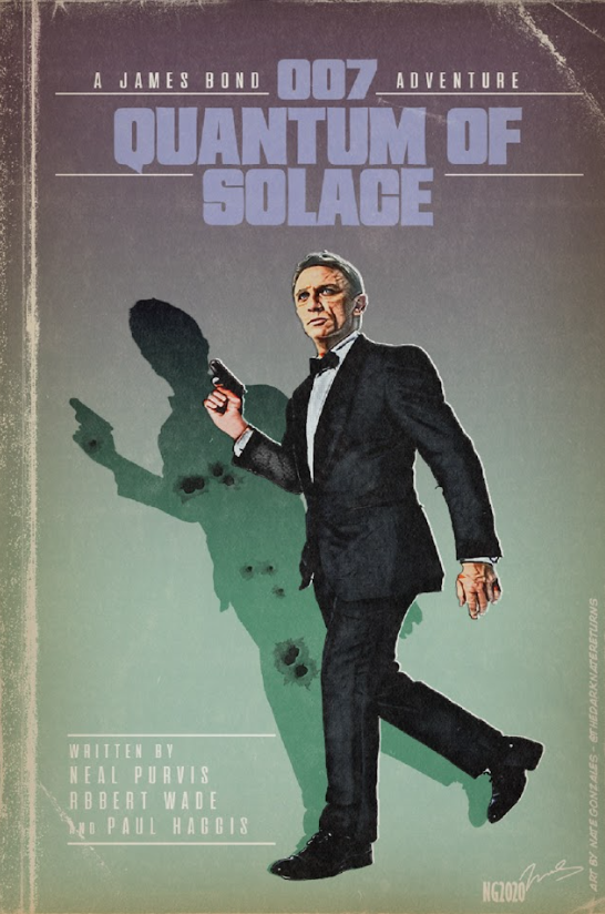 2008 Quantum of Solace Movie Poster 24x36 Daniel Craig James Bond Action Film - PosterFire.com