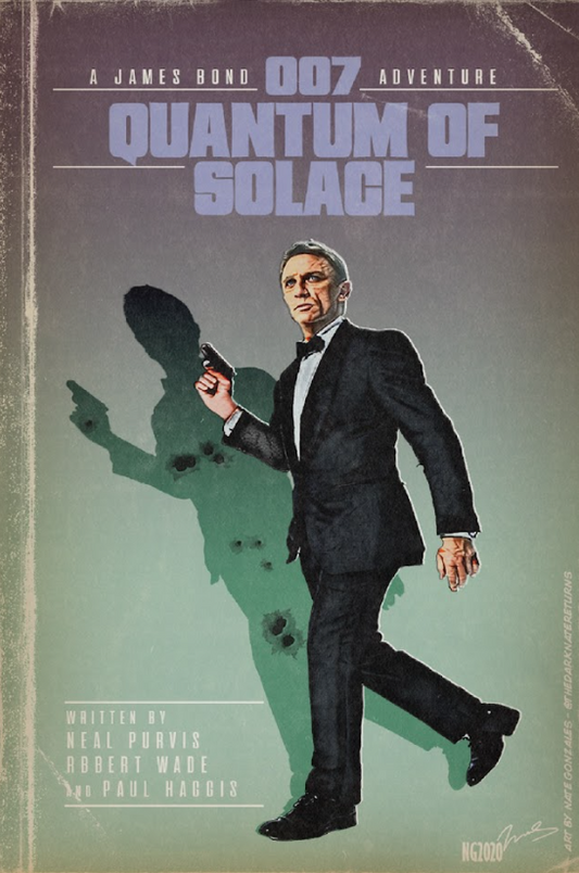 2008 Quantum of Solace Movie Poster 24x36 Daniel Craig James Bond Action Film - PosterFire.com