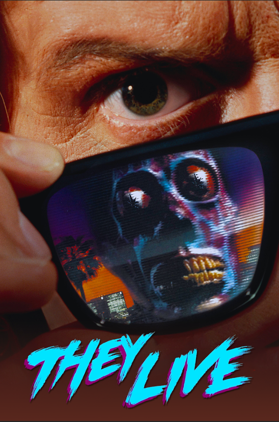 They Live 1988 Movie Poster 24x36 Sci-Fi Thriller Alien Invasion Cult Favorite - PosterFire.com