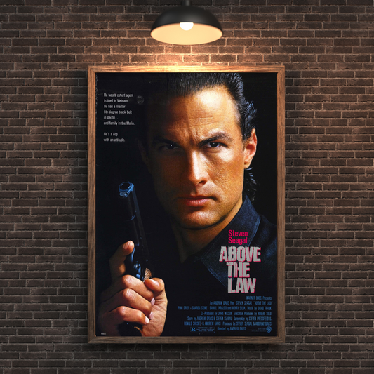 Above the Law Movie Poster - Vintage Action Thriller Collectible Art Print