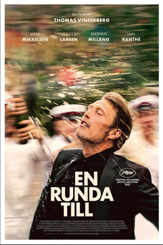 "Another Round (2020) Poster - 24x36 | Mads Mikkelsen | Danish Drama | Award-Win