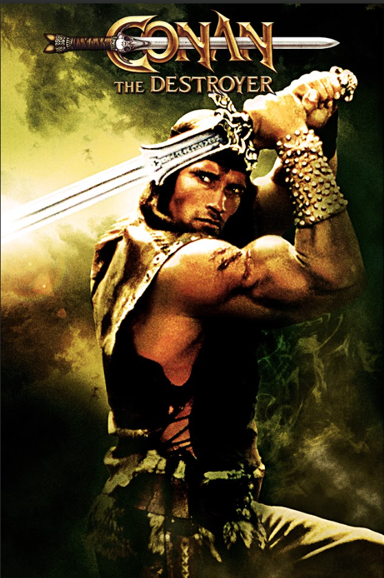 Conan the Destroyer 1984 Movie Poster 24x36 - Arnold Schwarzenegger, Fantasy Act - PosterFire.com