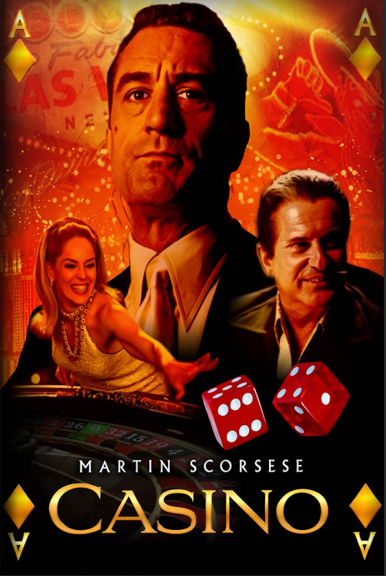 Casino 1995 Poster 24x36 - De Niro, Vegas Crime Drama, Scorsese Film - PosterFire.com