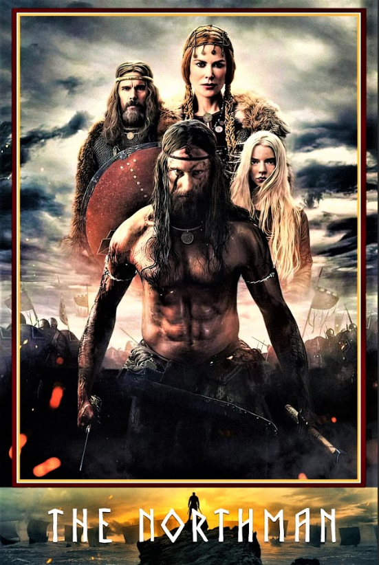 The Northman 2022 Poster 24x36 - Alexander Skarsgård Viking Epic Revenge Action - PosterFire.com