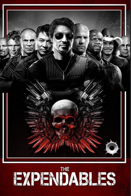 The Expendables 2010 Movie Poster 24x36 Action Packed Stallone & Crew - PosterFire.com