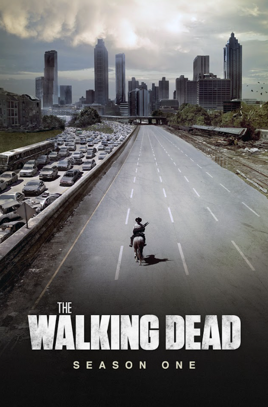 The Walking Dead 2010 Season 1 Poster 24x36 - Zombie Apocalypse AMC Thriller Ric - PosterFire.com