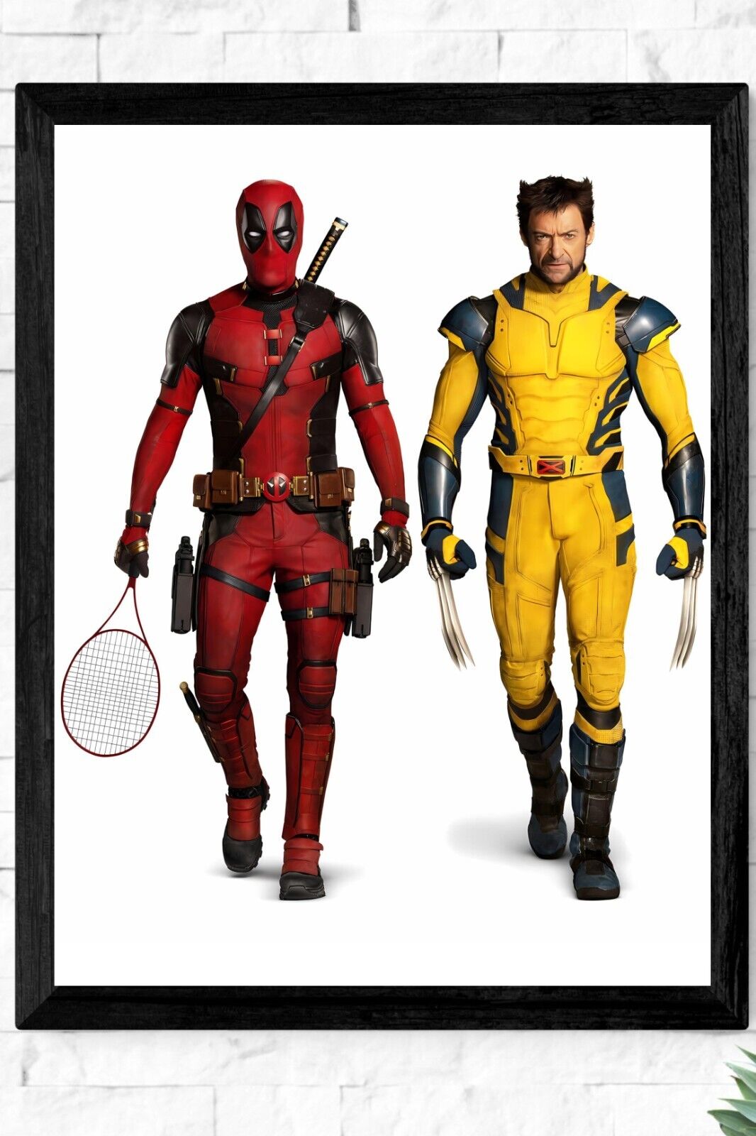 Deadpool vs Wolverine Posters 24x36 Ryan Reynolds Hugh Jackman marvel kids room - PosterFire.com