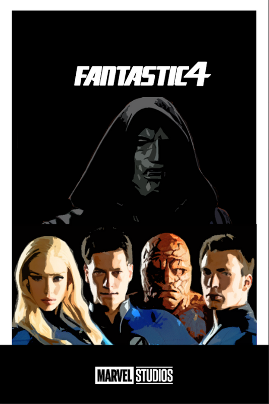 Fantastic Four (2005) 24x36 Movie Poster Marvel Superhero Action Classic Art - PosterFire.com