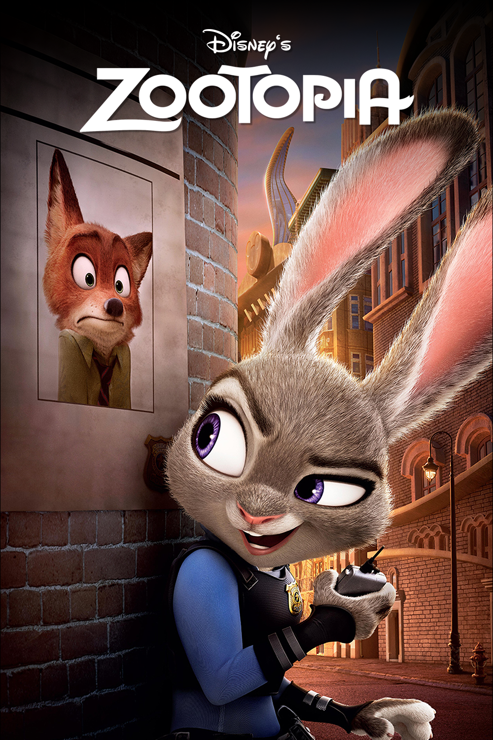 Zootopia (2016) 24x36 Poster - Disney Animated Family Adventure Poster