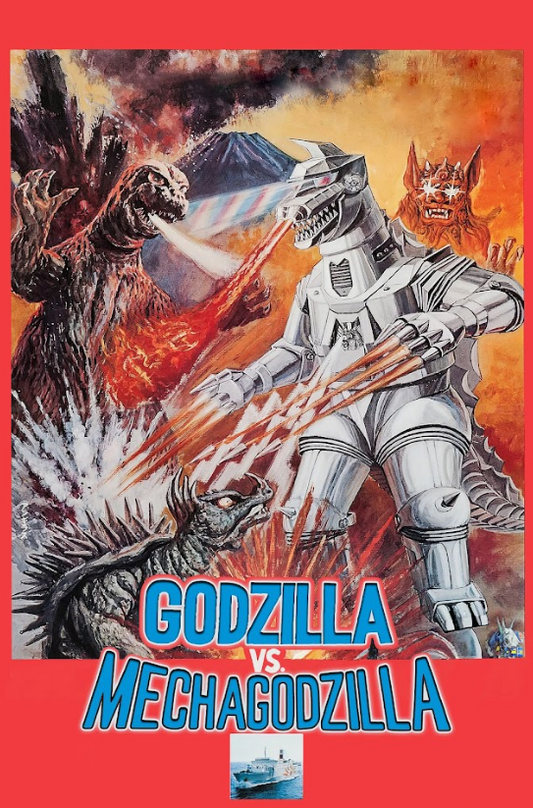 Godzilla vs. Mechagodzilla 1974 Movie Poster 24x36 - Classic Kaiju Battle - PosterFire.com