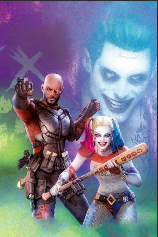 Suicide Squad 2016 Poster 24x36 - DC Comics Action Adventure Supervillains - PosterFire.com