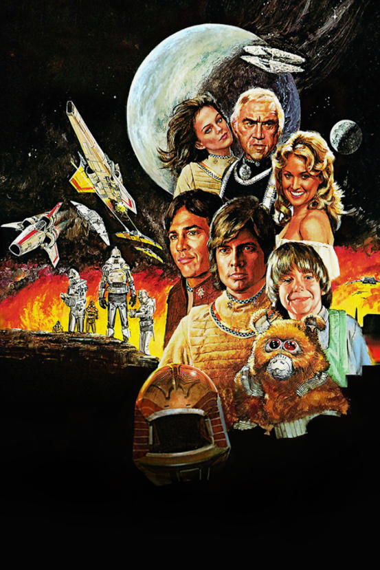 Battlestar Galactica 1978 Poster 24x36 - Classic Sci-Fi, Space Opera, TV Series - PosterFire.com