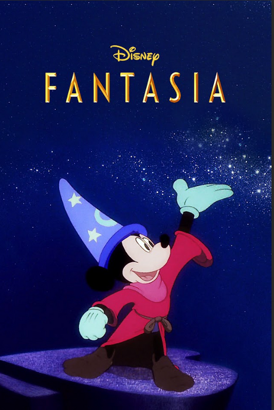 Fantasia (1940) 24x36 Movie Poster Disney Animated Musical Classic Art