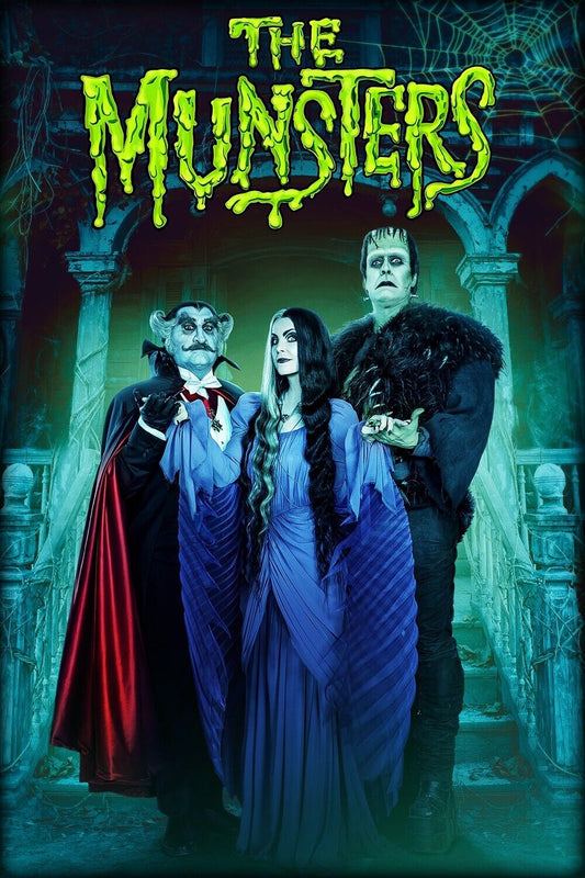 The Munsters 2022 Movie Poster 24x36 Rob Zombie Horror Comedy Classic Reboot - PosterFire.com