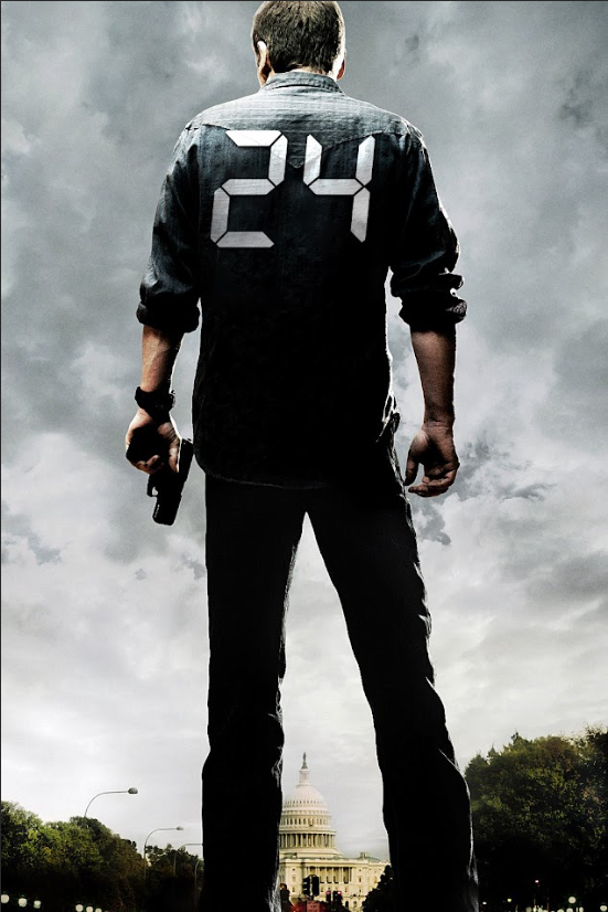 24 (2001) 24x36 Poster - Kiefer Sutherland, Action Thriller, TV Series Classic - PosterFire.com