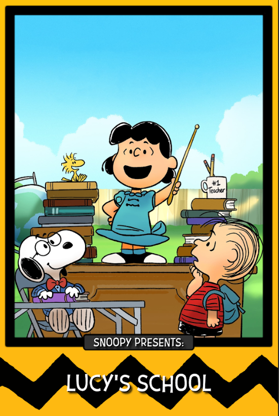 Snoopy Presents: Lucy's School 2022 Movie Poster 24x36 - Peanuts Special, Lucy's