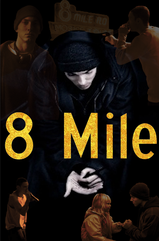 8 Mile 2002 Poster 24x36 - Eminem, Rapper, Urban Drama, Music Film - PosterFire.com